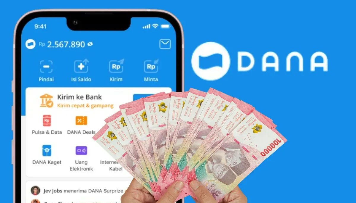 Link DANA Kaget Rp150.000 Auto Cair ke Dompet Elektronik Hari Ini (Sumber: Poskota/Nur Rumsari)