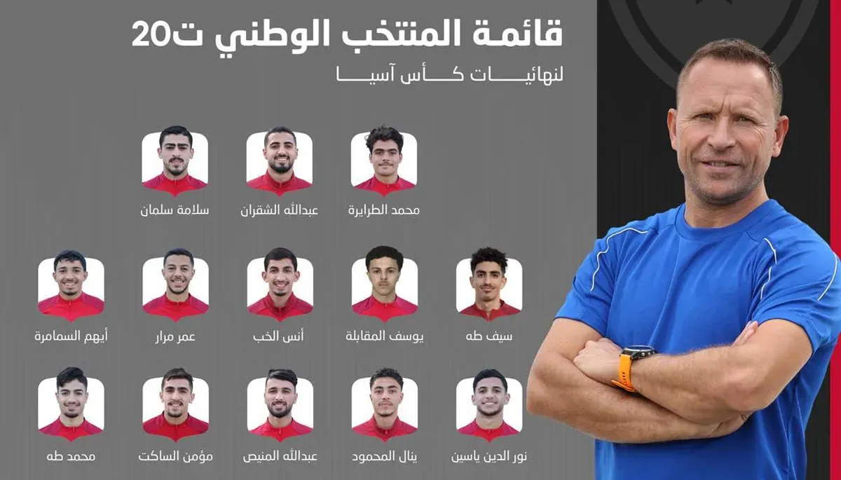 Daftar pemain Timnas Yordania U20 yang akan dihadapi Indonesia pada laga pertama U20 Challenge Series 2025. (Sumber: Instagram @jordan.fa)