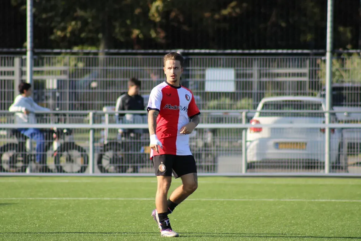 Calon pemain naturalisasi timnas Indonesia Delano van der Heijden (Sumber: IG: @delanodiegodevanderheijden50)