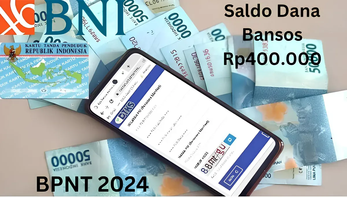 NIK e-KTP atas kepemilikan nama Anda bersiap terima saldo dana bansos Rp400.000 dari subsidi BPNT 2024 via Rekening BNI. (Sumber: Poskota/Gabriel Omar Batistuta)