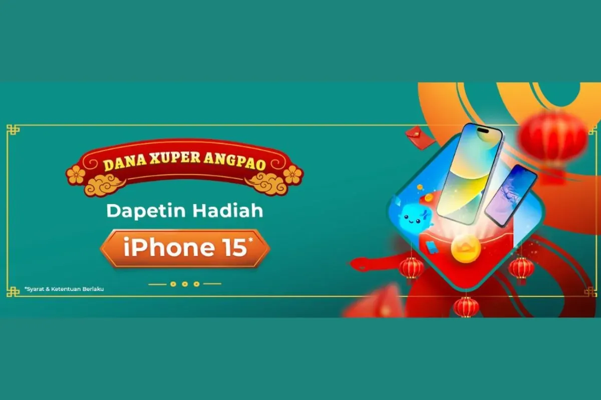 Klaim saldo DANA dan kumpulkan pointnya untuk mendapatkan iPhone 15 (Sumber: dana.id)