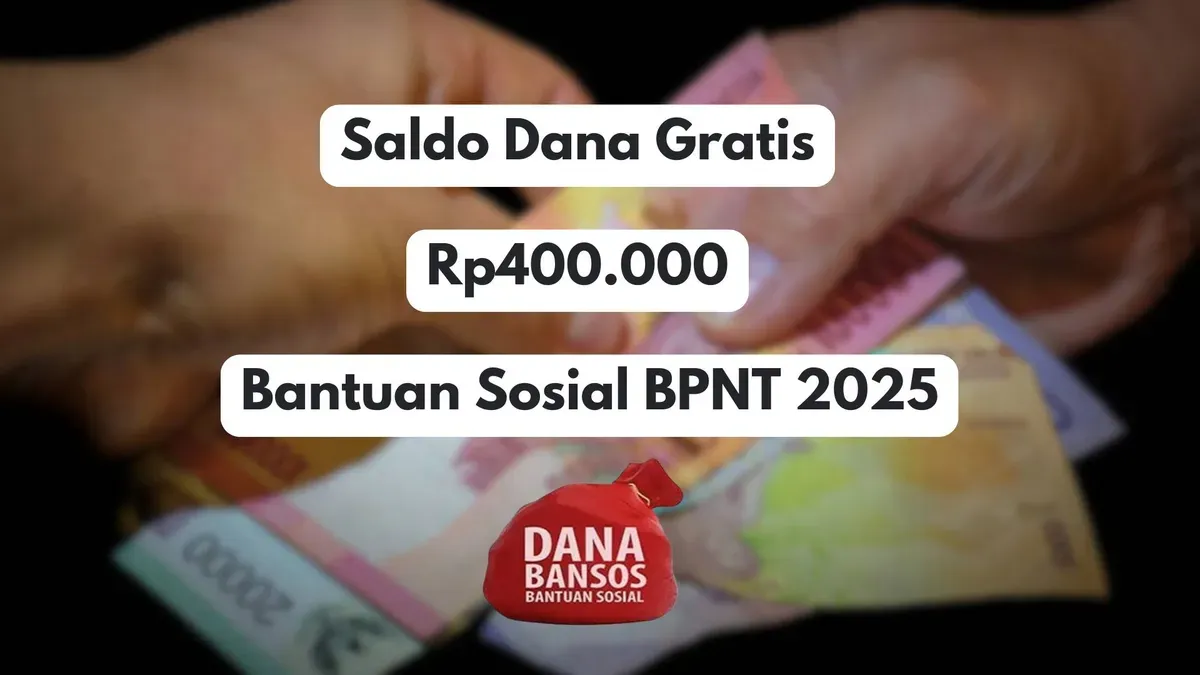 Saldo Dana Gratis Rp400.000 akan disalurkan untuk Anda yang terdata sebagai KPM dari bantuan sosial BPNT alokasi Januari dan Februari 2025 (Sumber: Poskota/Herdyan Anugrah Triguna)