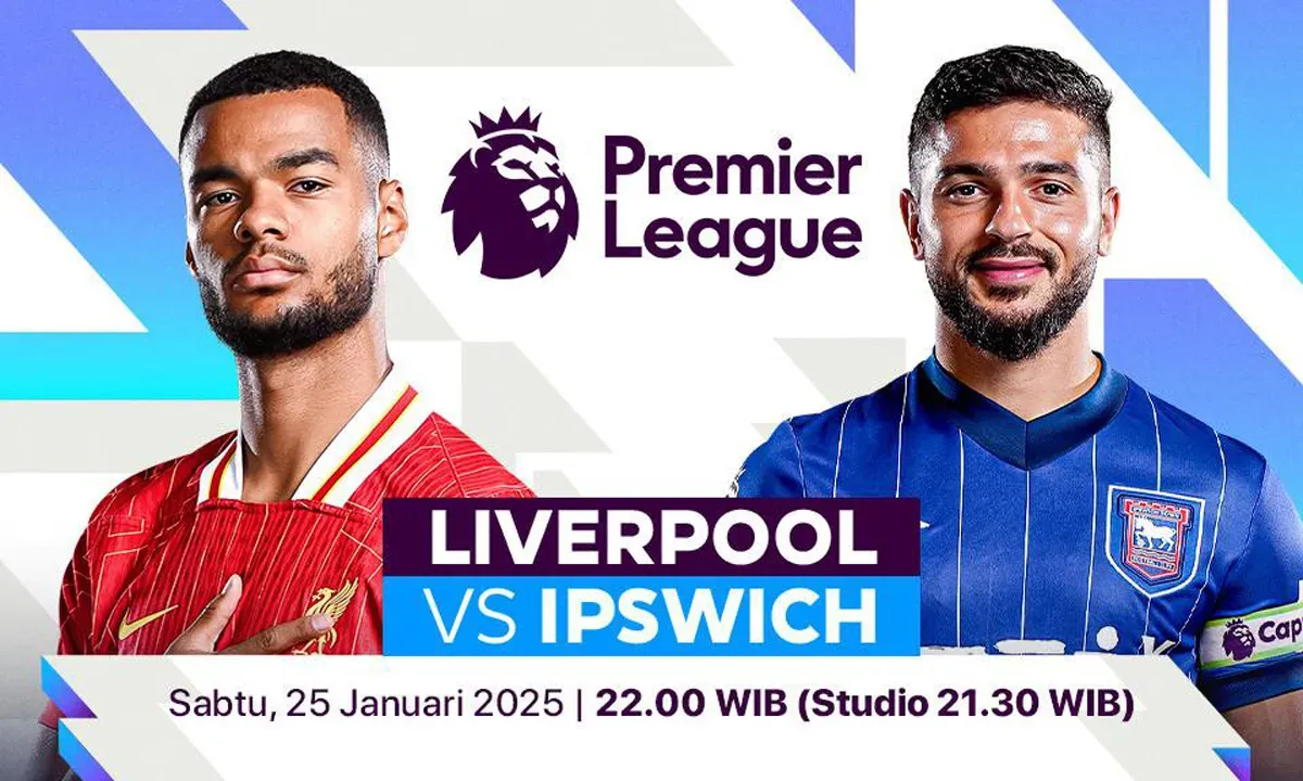 Link live streaming Streaming Liverpool vs Ipswich. (Sumber: Vidio)