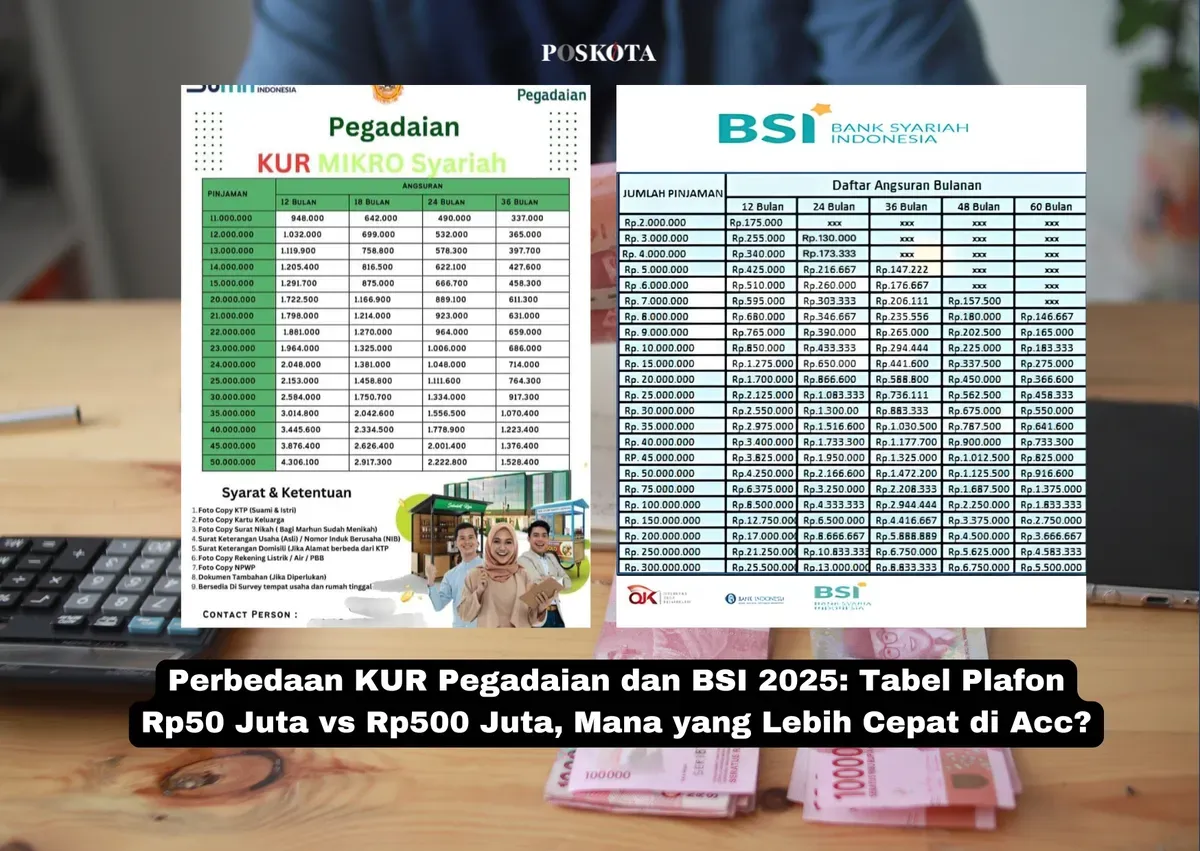 Pelaku usaha kini dapat mengakses Kredit Usaha Rakyat (KUR) dari Pegadaian dan BSI dengan plafon pinjaman yang bervariasi, bunga rendah, dan proses pengajuan yang cepat. (Sumber: Poskota/Yusuf Sidiq)