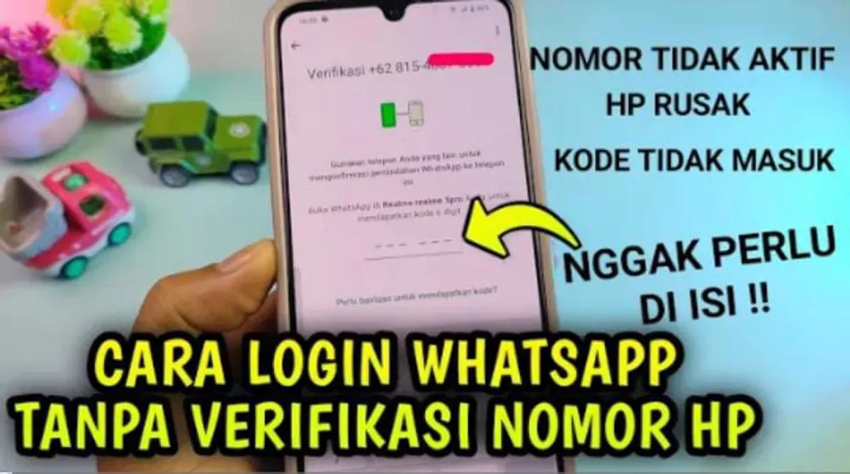 Begini cara mudah untuk anda jika ingin login ke WhatsApp tanpa perlu verifikasi. (Sumber: Tangkap layar/YouTube/Makin VIRAL)