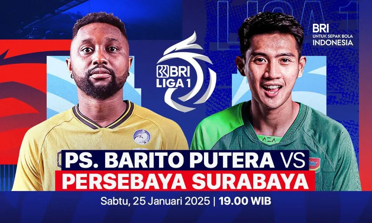 Streaming Barito Putera vs Persebaya. (Foto: Vidio)