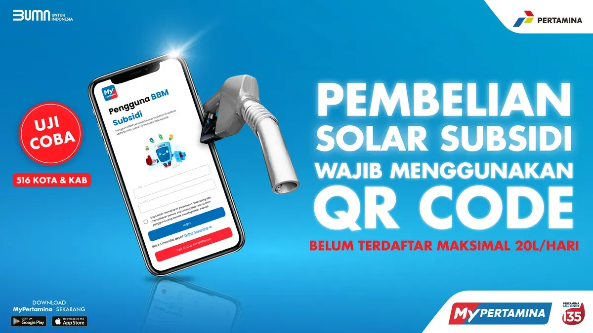 Cara daftar barcode Pertamina. (Sumber: Pertamina)