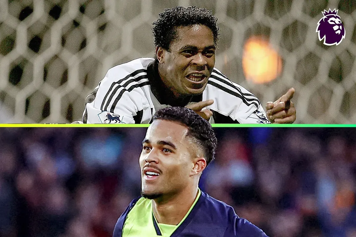 Patrick Kluivert dan Justin Kluivert. (Sumber: Instagram @premierleague)