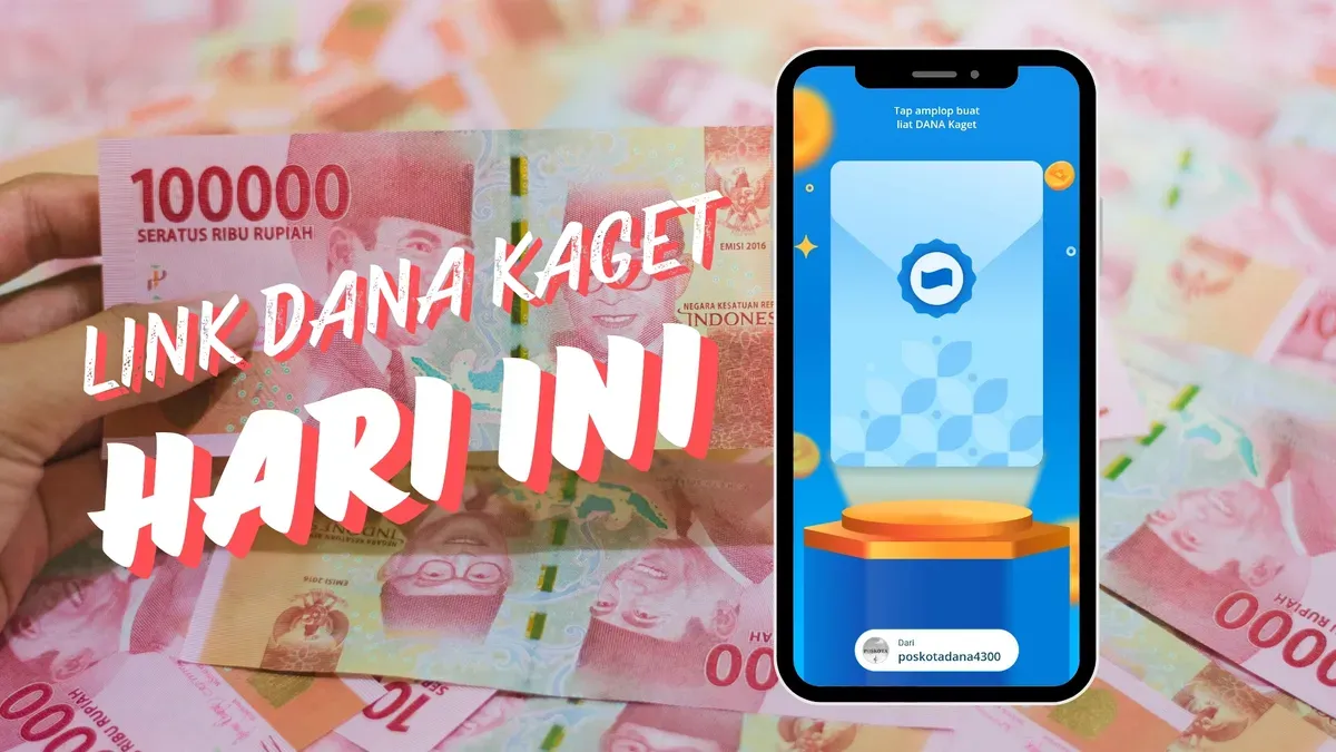 Ambil uang jajan tambahan denga klaim melalui link DANA Kaget. (Sumber: Poskota/Huriyyatul Wardah)