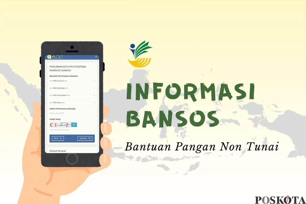 Informasi pencairan saldo dana bansos BPNT aau bansos sembako 2025. (Sumber: Poskota/Della Amelia)