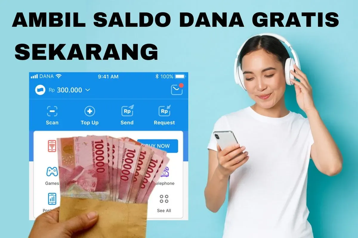 Silakan klaim saldo DANA gratis hari Ini (Sumber: Poskota/Rivera Jesica Souisa)