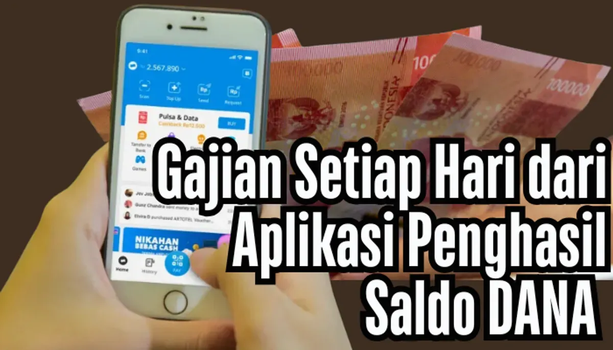 Rasakan sensasi gajian setiap hari dengan menggunakan aplikasi penghasil uang gratis ini. (Sumber: Pexels/Ahsanjaya/edited Dadan Triatna)