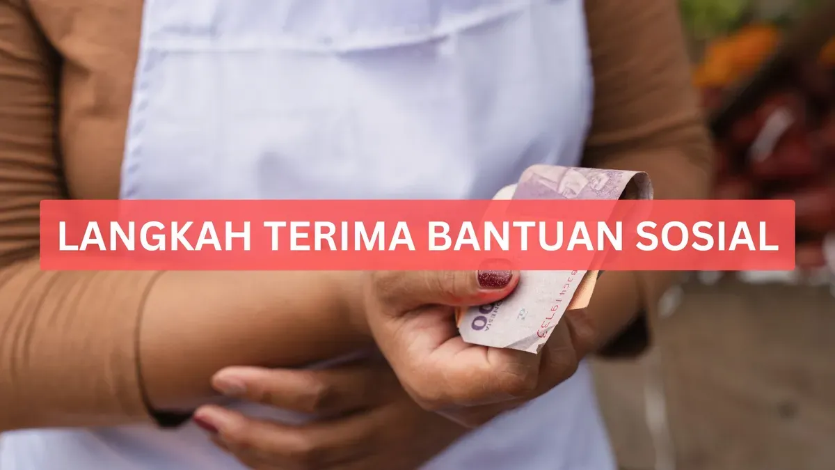 Langkah-langkah terima bantuan sosial. (Sumber: Poskota/Legenda Kinanty Putri)