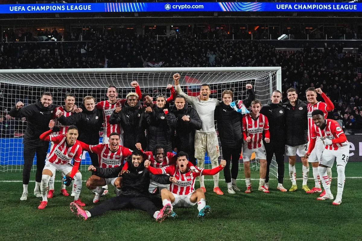 Hasil Liga Champions Liverpool takluk dari tuan rumah PSV dengan skor akhir 2-3. (Sumber: X/ PSV)