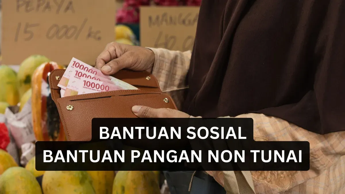 Bantuan Pangan Non Tunai. (Sumber: Poskota/Legenda Kinanty Putri)