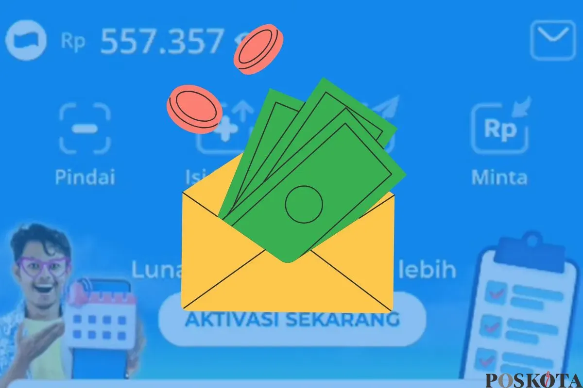 Cara mendapatkan saldo DANA gratis dengan cara memanfaatkan aplikasi penghasil uang. (Sumber: Poskota/Arip Apandi)