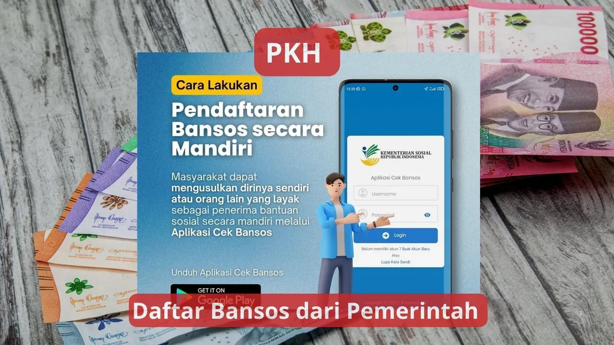 Daftar Dana Bansos PKH periode 2025 melalui aplikasi Cek Bansos. (Kemensos RI)