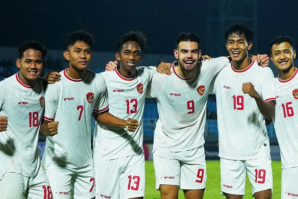 Timnas Indonesia berhasil mengalahkan India di laga terakhir turnamen U20 Challenge Series 2025. (Sumber: Instagram @timnasindonesia)