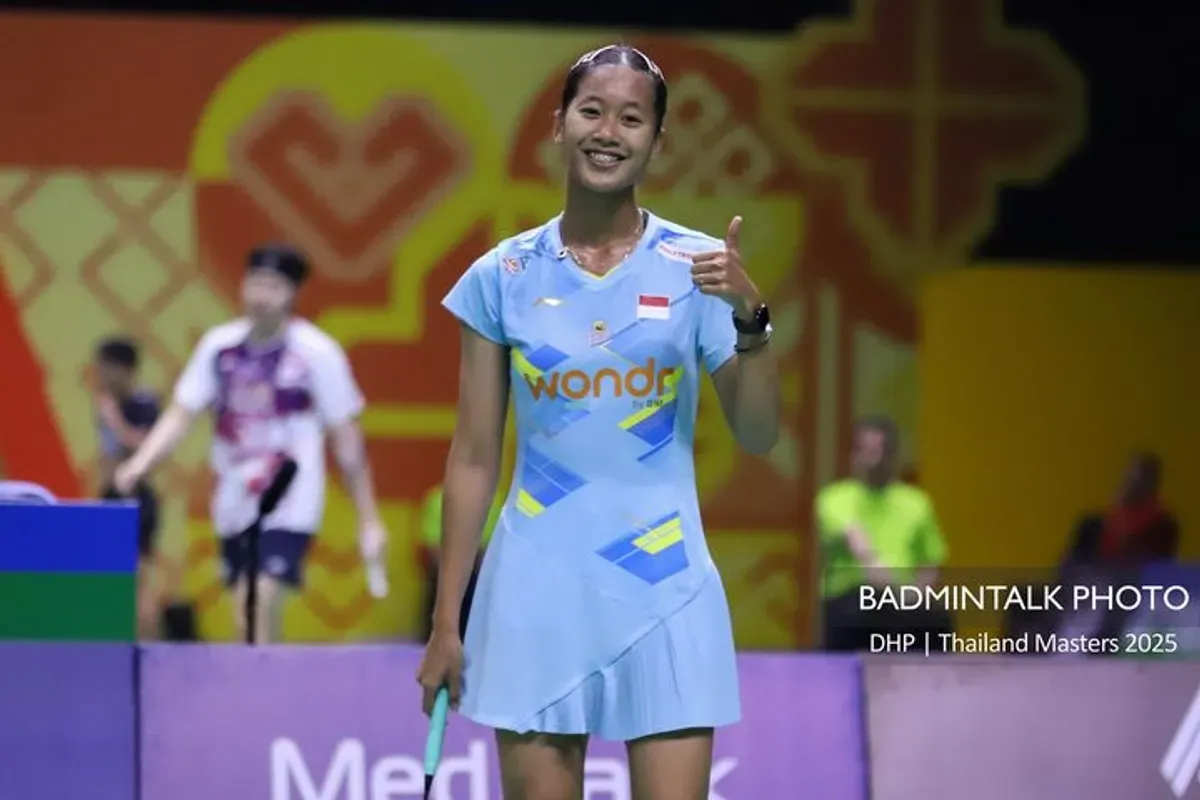 Putri Kusuma Wardani lolos ke semifinal Thailand Masters 2025 (Sumber: IG: @badmintalk_com)