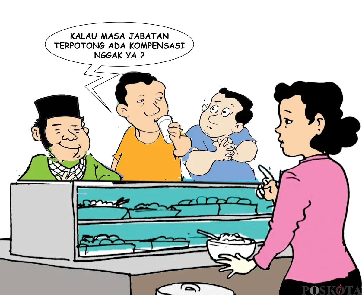 Obrolan Warteg: Masa Jabatan Terpotong (Sumber: Poskota/ Yudhi Himawan)