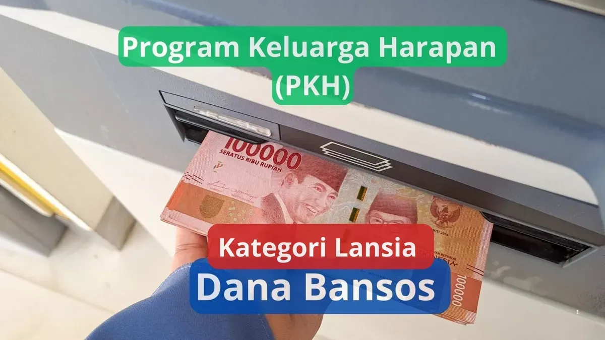 Dana bansos PKH kategori lansia periode Januari-Maret 2025 segera cair. (Canva)