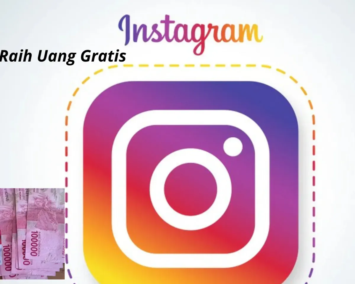 Raih uang gratis dari Instagram. (Sumber: Freepok.com/vvcstudio/edit Santi Santika)