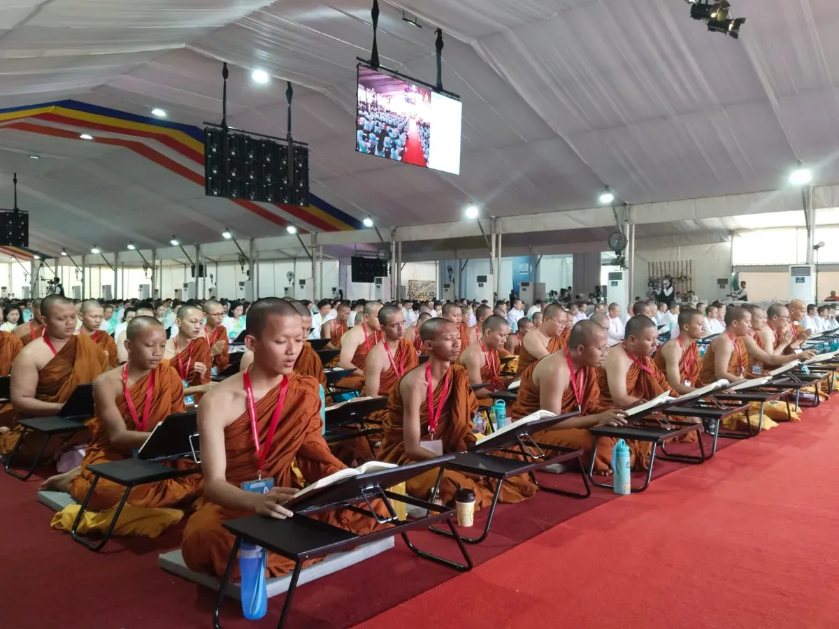 Sekitar 2.000an umat Buddha dari berbagai wilayah Indonesia akan bertemu di kompleks Candi Borobudur, Magelang, Jawa Tengah, pada  4-6 Juli 2025 (Sumber: Dok. Ditjen Bimas Buddha Kemenag)
