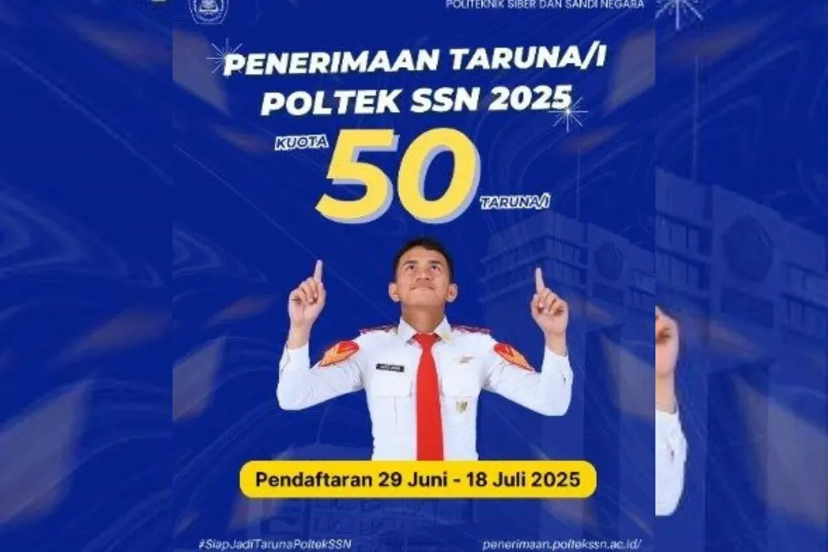 Penerimaan Poltek SSN 2025. (Sumber: Ist.)