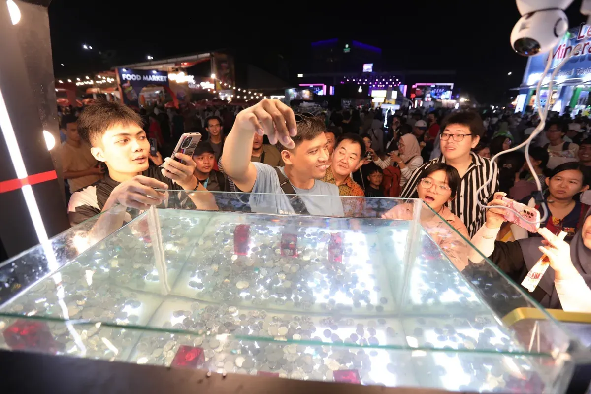 Suasanan Challenge Jakarta Fair Kemayoran 2025 di salah satu booth. (Sumber: Dok. JFK)