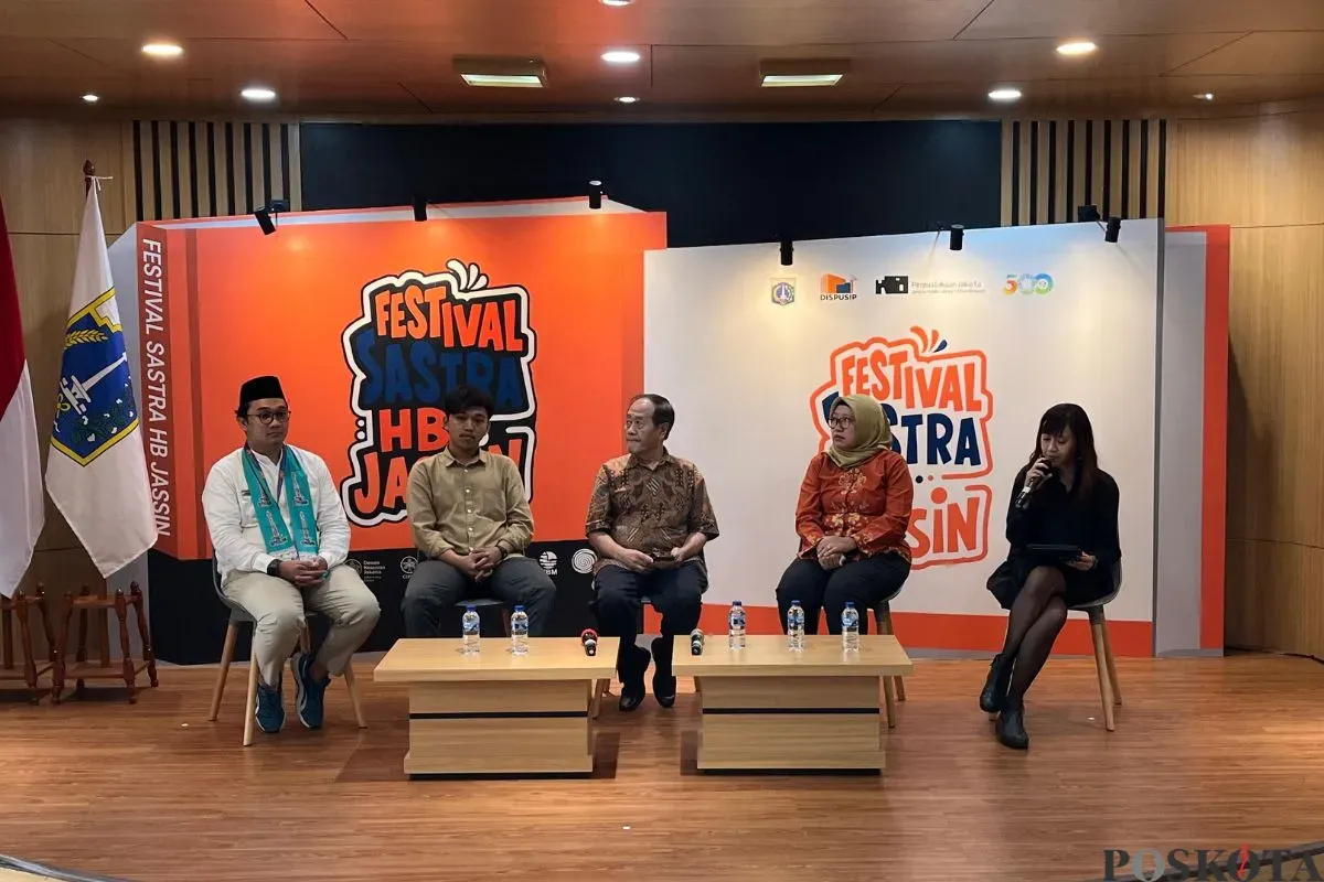 Dinas Perpusatakaan dan Kearsipan Provinsi Jakarta dan Pusat Dokumen Sastra H.B. Jassin memulai Festival Sastra H.B. Jassin, Jumat, 4 Juli 2025. (Sumber: Poskota/Pandi Ramedhan)
