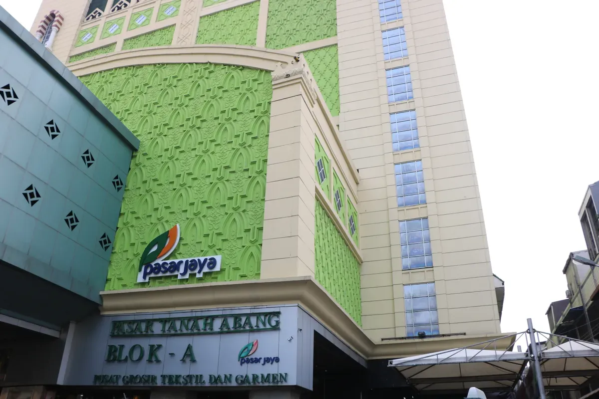 Sejarah Pasar Tanah Abang yang sudah berdiri sejak zaman penjajahan Belanda. (Sumber: Perumda Pasar Jaya)