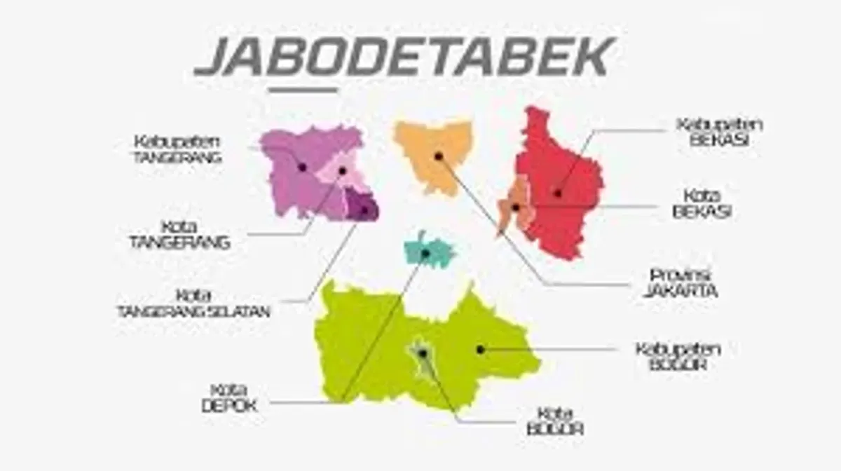 Ini Alasan Bekasi Tetap Jadi Bagian Jawa Barat Meski Sejarahnya Dekat Jakarta (Sumber: Dok/Peta Jakarta)