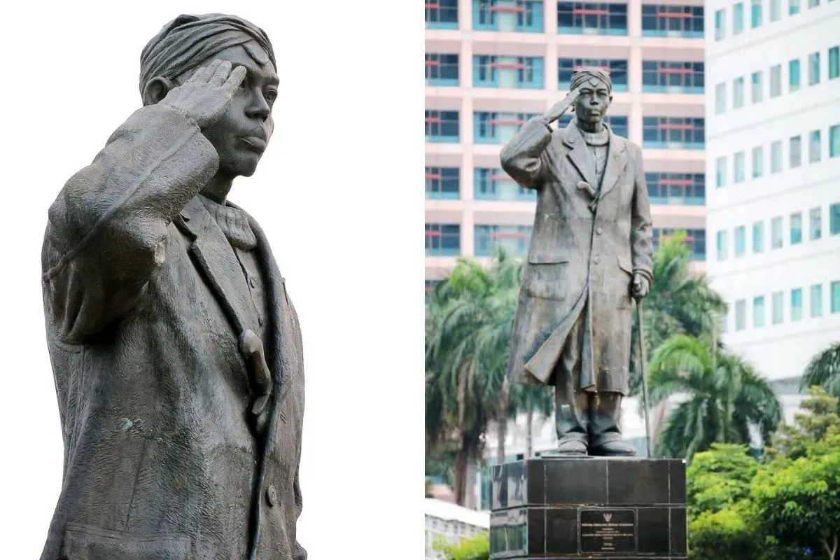 Patung Jenderal Sudirman (Sumber: Pinterest/debronzes)