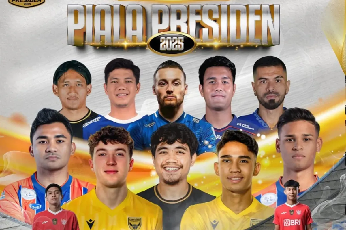 Ilustrasi pertandingan Piala Presiden 2025. Aturan yang diterapkan suporter dengan status away tidak boleh hadir ke stadion. (Sumber: Instagram/@officialpialapresiden)