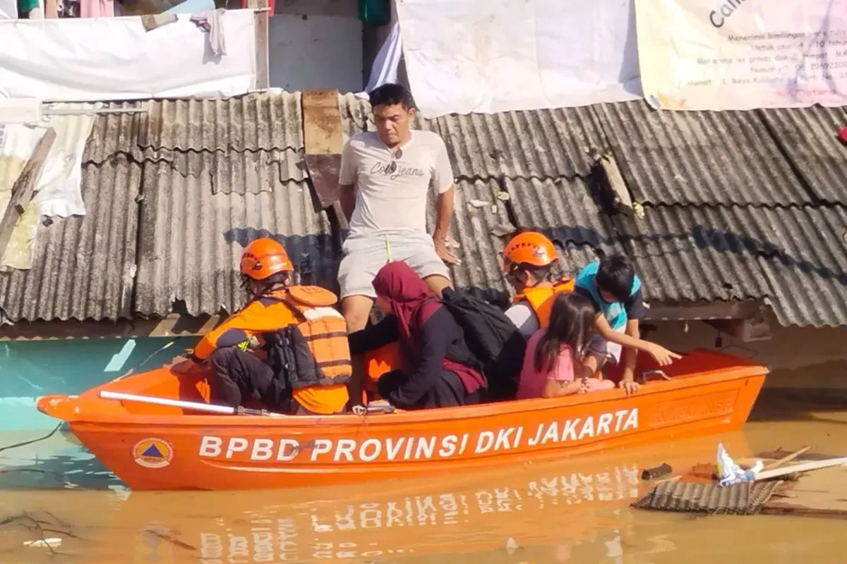 Sebanyak 51 RT di Jakarta tergenang usai diguyur hujan deras, Minggu, 6 Juli 2025. (Sumber: Dok. BPBD Jakarta)