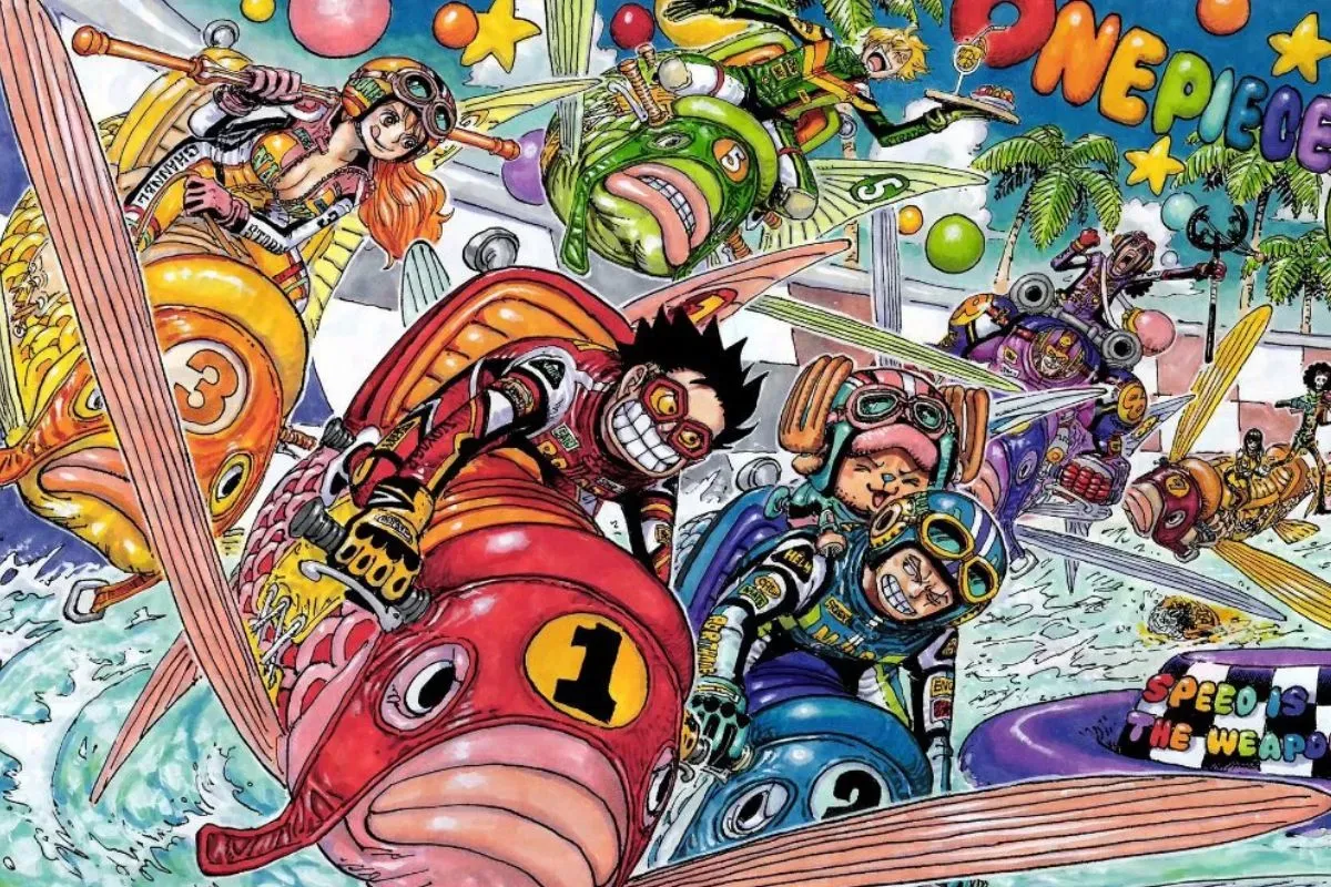 Serial One Piece karya Eiichiro Oda. (Sumber: X/@unonumero_56)