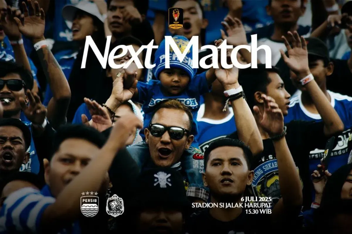 Daftar lokasi nobar Persib Bandung vs Port FC laga pembuka Piala Presiden 2025. (Sumber: persib.co.id)