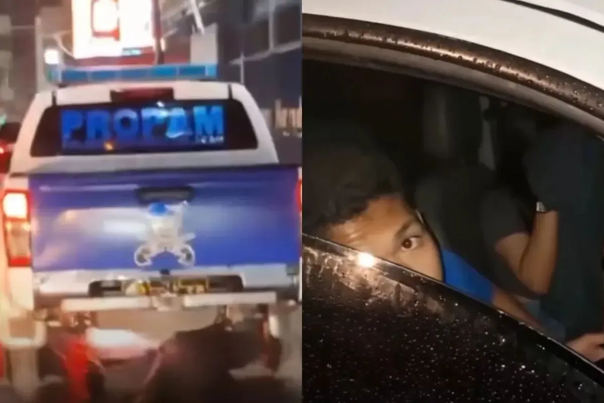 Mobil dinas propam Tapanuli Selatan diduga tabrak lari (Sumber: Instagram/@fakta.Indo)