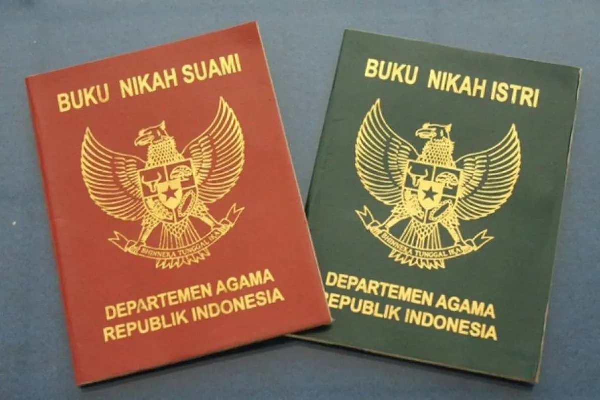 Ilustrasi buku nikah. (Sumber: Dok. Kemenag Lampung Timur)