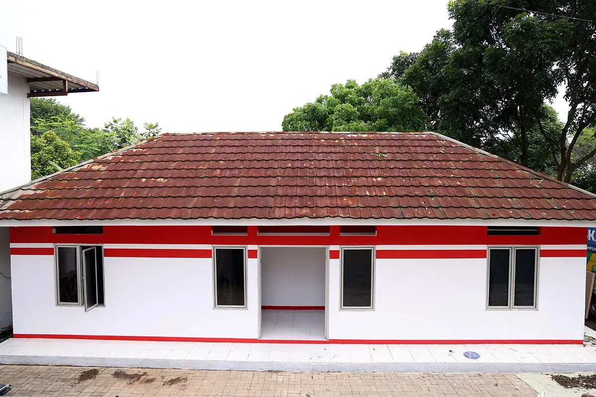 Salah satu bangunan Koperasi Merah Putih yang telah disiapkan untuk operasional di Kabupaten Bogor. (Sumber: Dok Pemkab Bogor)