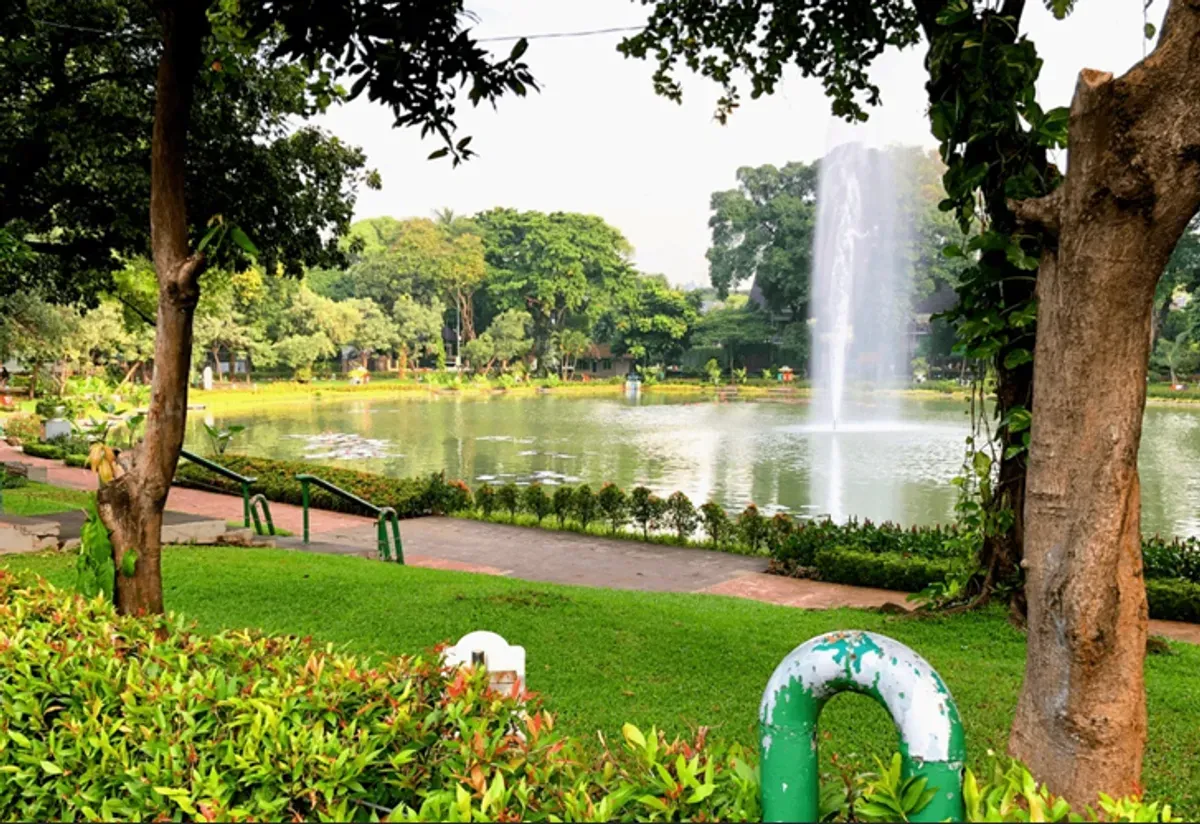 Suasana Taman Situ Lembang, Menteng, Jakarta Pusat. (Sumber: Dok. Sekretariat DPRD DKI)