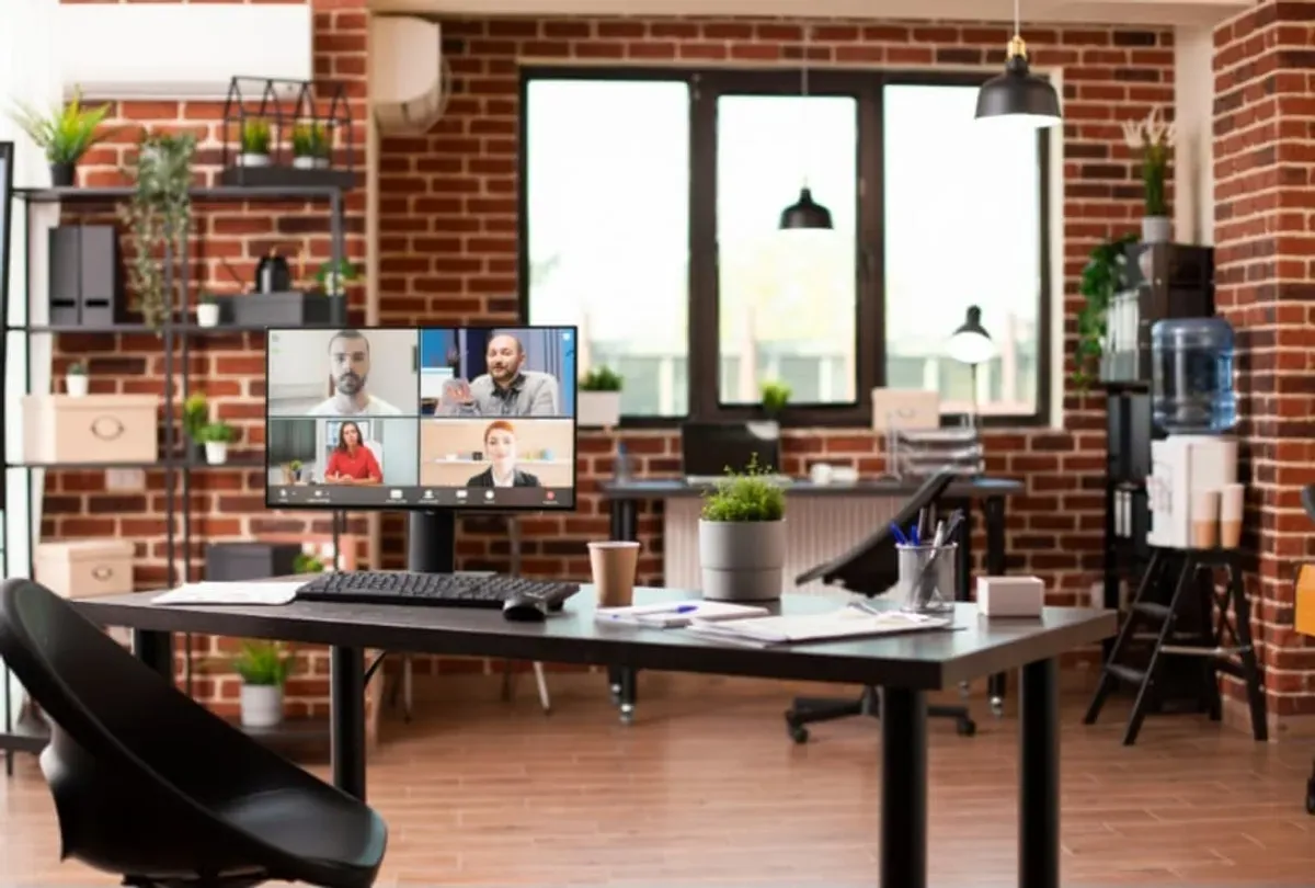 Ilustrasi virtual office di Jakarta (Sumber: freepik @DC Studio)