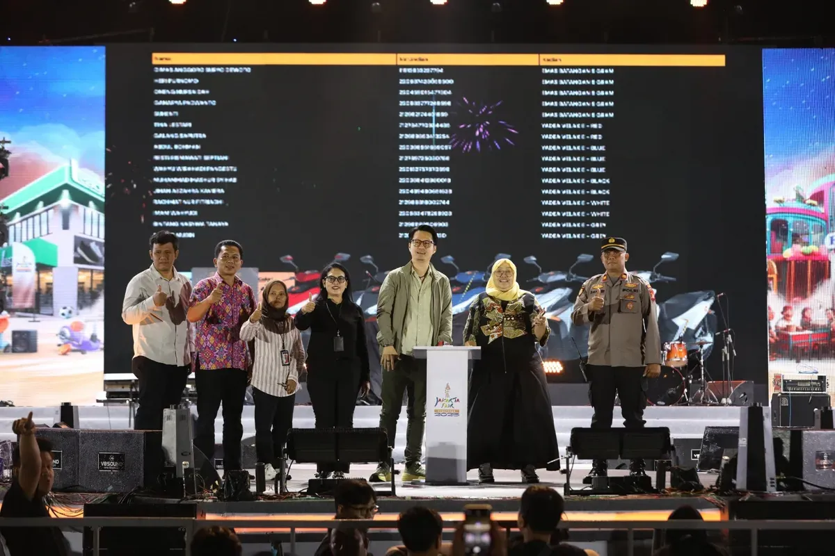Jakarta Fair Kemayoran 2025 membagikan Grand Prize. (Sumber: Dok. JFK)