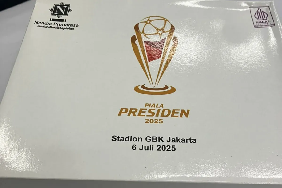 Penampakan nasi kotak Piala Presiden 2025 yang dikomentari jurnalis Inggris. (Sumber: X/OxMailLiamRice)