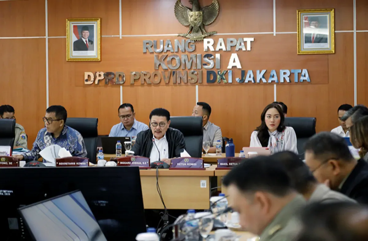 Komisi A DPRD DKI Jakarta menggelar rapat membahas tentang sistem pengawasan CCTV di Jakarta. (Sumber: Dok. Sekretariat DPRD DKI)