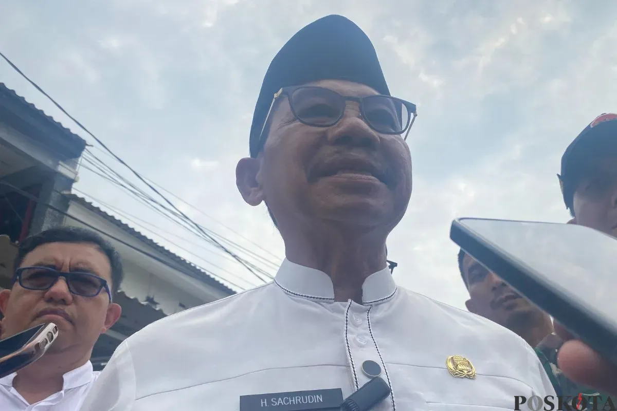 Wali Kota Tangerang, Sachrudin seusai mendampingi Wakil Presiden, Gibran Rakabuming Raka di Karang Tengah, Kota Tangerang, Jumat, 11 Juli 2025. (Sumber: Poskota/Primayanti Juli Kumala Manalu)
