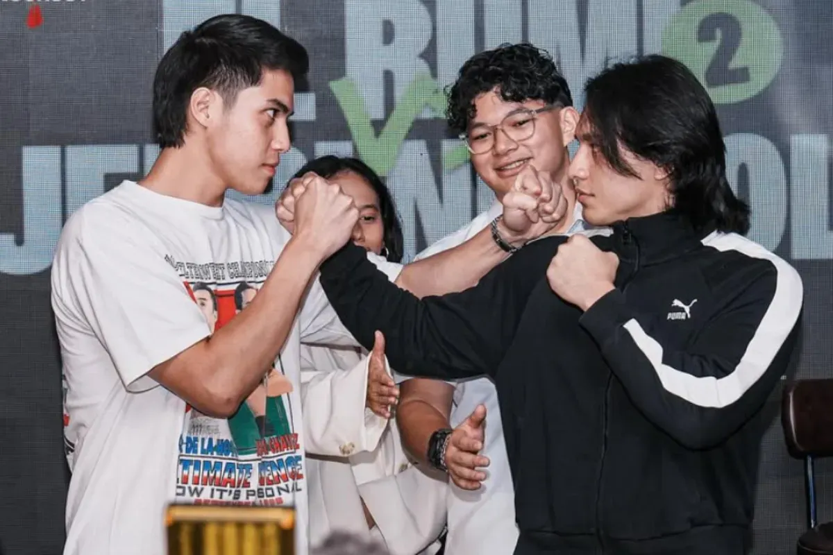 Potret dua selebriti Indonesia yang akan bertarung di ring tinju dalam ajang SKO vol 3, yaitu Jefri Nichol vs El Rumi. (Sumber: Instagram/@jefrinichol)