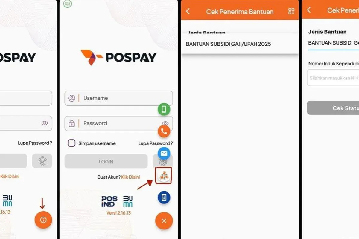 cara mencairkan BSU 2025 lewat Pospay di kantor pos. (Sumber: Istimewa)