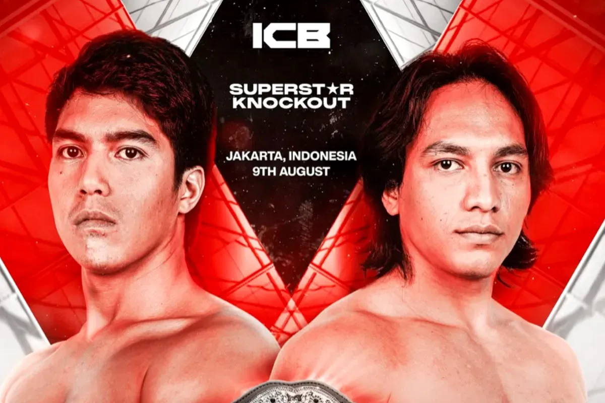 Ilustrasi poster pertandingan tinju selebriti antara Jefri Nichol vs El Rumi. (Sumber: Instagram/@icbchampionship)