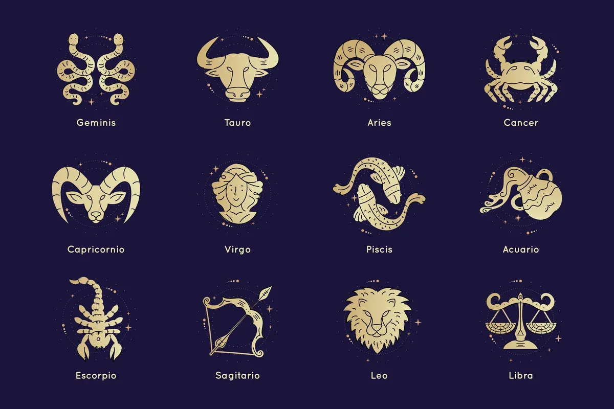 Ilustrasi. Ramalan zodiak yang beruntung bulan ini. (Sumber: Freepik)
